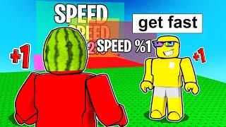 Roblox but Every Second I Gain +1 SPEED...
