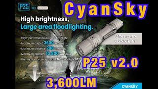 New CyanSky P25 v2.0 overview with Beamshots