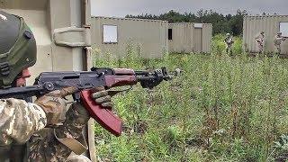 Ukrainian Soldiers Training To Fight Urban Warfare