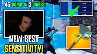 Mongraal *IMPROVE AIM* After Update NEW High Sensitivity in Solo Arena Fortnite