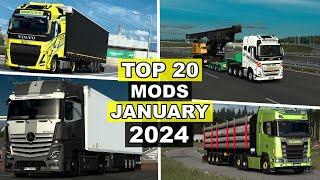 ETS2 1.49 TOP 20 MODS - JANUARY 2024