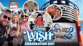 Our FIRST TIME on the DISNEY WISH Come EMBARK SET SAIL and EXPLORE the Disney Wish with us