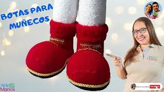 Cómo Hacer BOTAS PARA MUÑECOS Fáciles y Económicas con Arte en Tus Manos