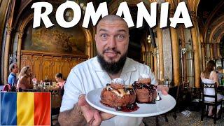 Overeating Romanian Traditional Food In Bucharest Romania 