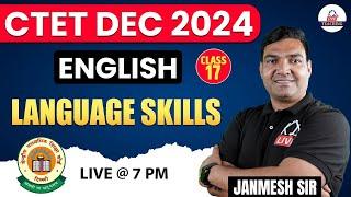 CTET DEC 2024  ENGLISH  LANGUAGE SKILLS  Class 17  BY JANMESH SIR