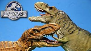 Jurassic World Stomp Strike T-Rex Vs Thrasher T-Rex Dino Battles Dinosaurs By WD Toys