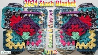 2024 Stash Blanket  Books & Crochet  MAY