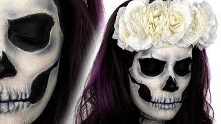 Skull Face Paint Tutorial  Halloween Makeup Tutorial  Snazaroo  Shonagh Scott  Sponsored