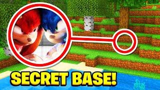 Minecraft  Whats INSIDE THE Sonic 2 MOVIE SECRET BASEPs5XboxSeriesSPS4XboxOnePEMCPE