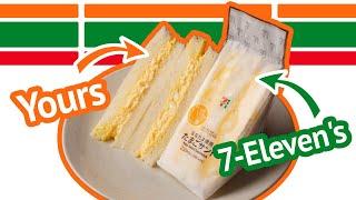 Make Japans 7-Eleven Egg Salad Sandwich at Home  セブンイレブン卵サンドの作り方