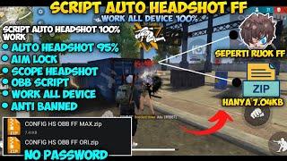 UPDATE CONFIG AUTO HEADSHOT FF TERBARU 2023  NEMBAK BADAN HS NO RECOIL & NO PASSWORD