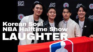 One of the greatest moment for us NBA halftime show - Laughter Korean Heritage night