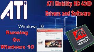 ATI Mobility HD 4200 Driver Issue on Windows 10 Solved 72322