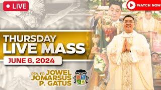 FILIPINO LIVE MASS TODAY ONLINE II JUNE 6 2024 II FR. JOWEL JOMARSUS GATUS
