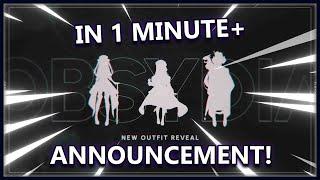 OBSYDIAS NEW OUTFIT ANNOUNCEMENT IN 1 MINUTE+  #OBSYDIARunway