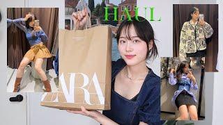 가을 신상 ZARA 하울  요즘 이게 유행이라던데... 벌써 겨울옷도? 조금...