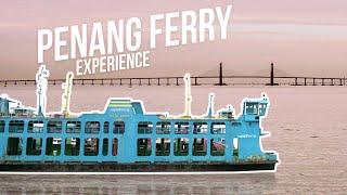 Penang Ferry Experience  Walking Travel Video