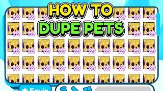 *TUTORIAL*HOW TO DUPE PETS IN Pet Simulator X
