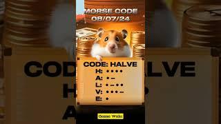 Hamster Kombat daily cipher Morse code  08072024