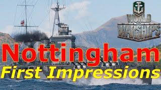 World of Warships- Nottingham First Impressions Not Worth The Pixels Its Printed On