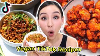 I Tried Viral Vegan Recipes 