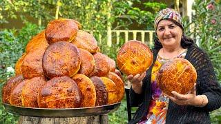 Karabakh Sweet Bread Traditional Dessert of Azerbaijani Cuisine. Aromatic and Delicious