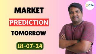 நாளைய பங்குச்சந்தை-18-07-24  Market Trend Tomorrow  US Market  Premarket In Tamil  @CTA100