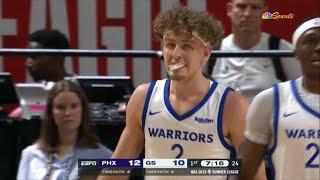 Brandin Podziemski Summer League Highlights vs Suns - 16 Points 6 Assists - 71324