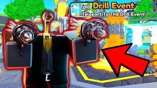 I USED DRILL EVENT UNITS EARLY Toilet Tower Defense