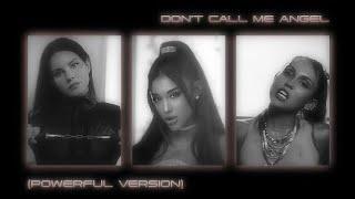 Ariana Grande Miley Cyrus Lana Del Rey - Dont Call Me Angel Powerful Version  Audio