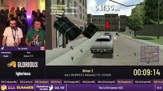 Driver 2 Any% REDRIVER 2 Warpless by The_Surviv0r - #ESASummer23