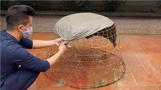 Smart Ideas with Cement and Cloth - build beautiful garden ideas