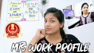 SSC MTS  WORK PROFILE  One Month Work Experience   #ssc #sscmts