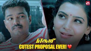 Vijay’s Love Proposal to Samantha  Proposal Scene  Theri  Atlee  GV Prakash  Sun NXT