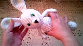 Вязание крючком. Игрушка Заяц. Crochet Rabbit. Часть 9