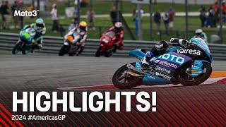 Moto3™ Race Highlights   2024 #AmericasGP