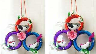 Best Out of waste idea  How to Make beautiful wall hanging