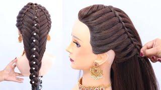 Latest stylish ponytail hairstyle  beautiful hairstyle - long hair hairstyle  new ponytail style