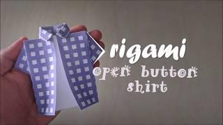 Origami Unbuttoned Shirt