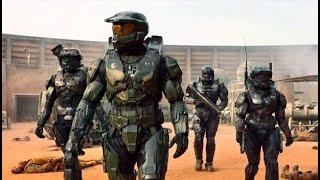 Появление спартанцев.Halo 1 серия.Момент из сериала.Halo Spartans Vs Covenant Episode 1