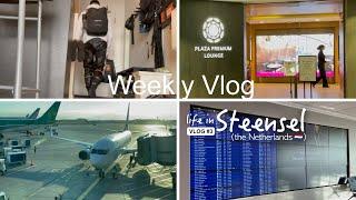 from YYZ and the Plaza Premium Lounge at T2 to AMS destination Steensel  RELAXING SILENT VLOG #3