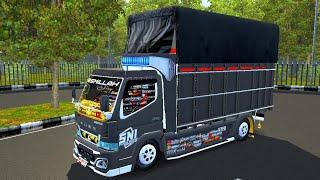 SPESIAL MOD BUSSID TRUCK  CANTER TERBARU DAN LIVER BUDESIGN  CUSTOM V12 #Ruston_official