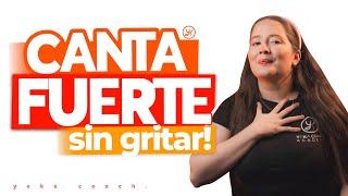 CÓMO CANTAR FUERTE SIN FORZAR LA GARGANTA Y SIN GRITAR  YEKA COACH