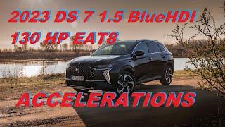 2023 DS 7 1.5 BlueHDI 130 EAT8 - accelerations