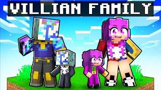 Having a SUPERVILLAIN FAMILY in Minecraft