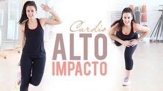 Cardio con saltos alto impacto  20 minutos intensos para adelgazar