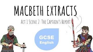 Macbeth - Act 1 Scene 2 - Analysis GCSE