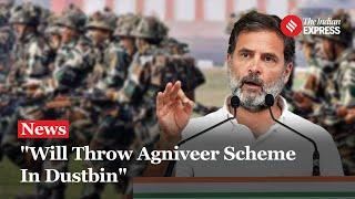 Rahul Gandhi Vows To Scrap Agniveer Scheme Accuses Modi Of Degrading Soldiers