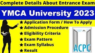 YMCA University 2023 Full Details Notification Dates Application Syllabus Pattern Eligibility