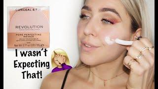 PORE PERFECTING PRIMER Conceal & Fix Makeup Revolution  Review  Oily Skin Wear Test